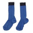 Boys&Girls Blue Low Ribbed Knitted Socks on Sale