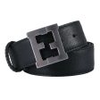 Boys Black Metal Button Belt For Cheap