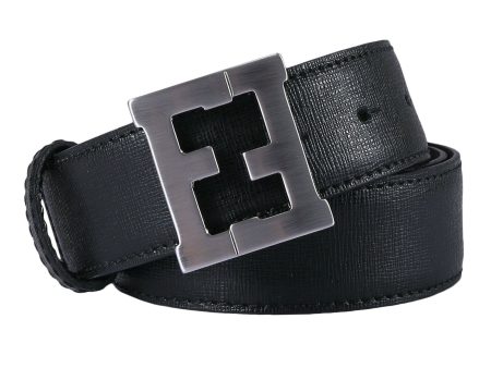 Boys Black Metal Button Belt For Cheap