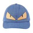 Boys Blue Cotton  Monster  Eyes Printed Cap Sale