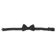 Boys Black Silk Bow Tie For Sale