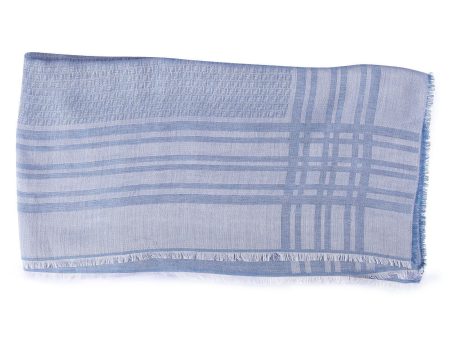 Boys&Girls White Check Scarf on Sale