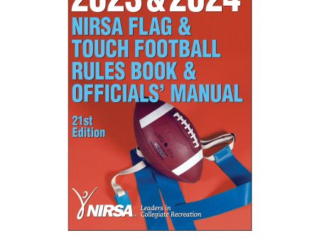 2023 & 2024 NIRSA Flag & Touch Football Rules Book & Officials  Manual-21st Edition Fashion