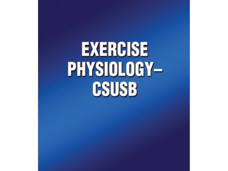 Exercise Physiology-CSUSB Online Hot Sale